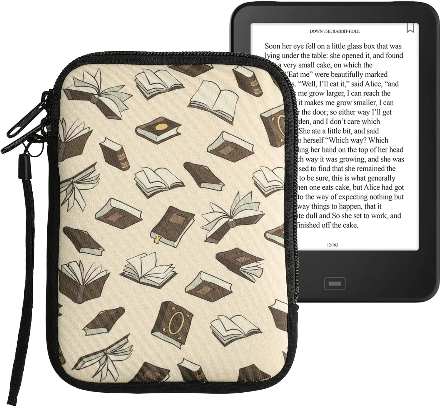 kwmobile Neoprene eReader Pouch Size 6" eReader