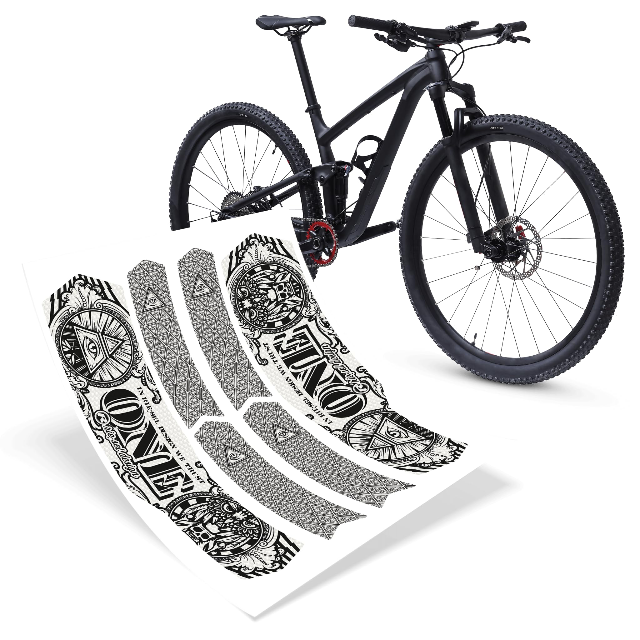 Riesel Design - Chain:Tape3000 -MTB Kettenschutz für den gesamten Hinterbau