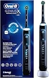 Oral-B Genius X Brosse à dents Electrique, 1 Manche Noir Rechargeable avec Intelligence Artificielle, 1 Tête de rechange, Cadeau Fêtes des Pères - 1