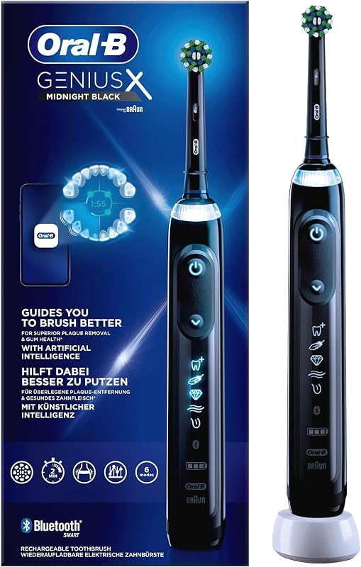 Oral-B Genius X Elektromos Fogkefe 6 Tisztítási Móddal Bluetooth Applikációval