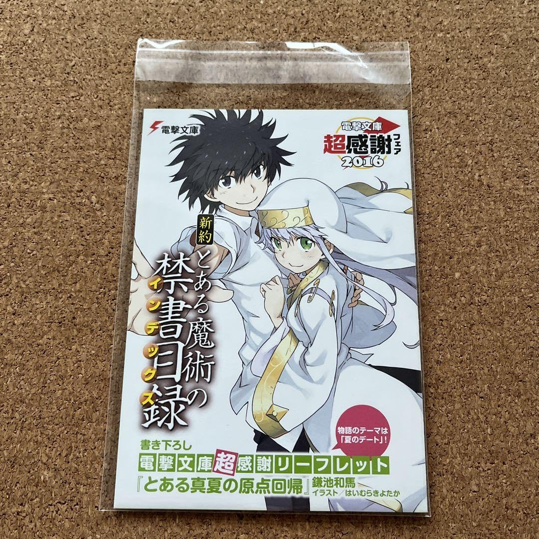 Amazon.co.jp: とある魔術の禁書目録 特典 書き下ろし電撃文庫超感謝