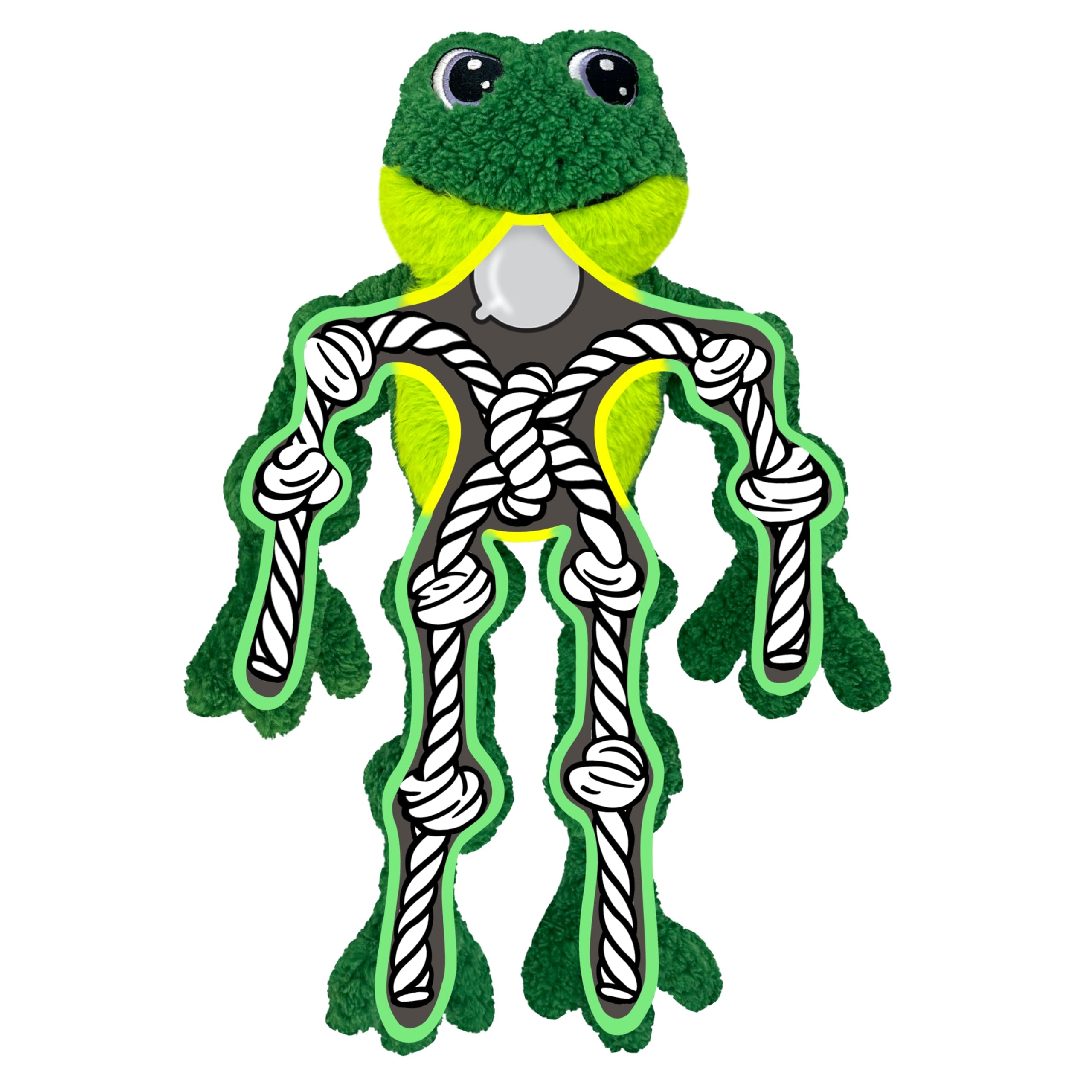 KONG Knots Frosch mit innerer Seilskelettierung