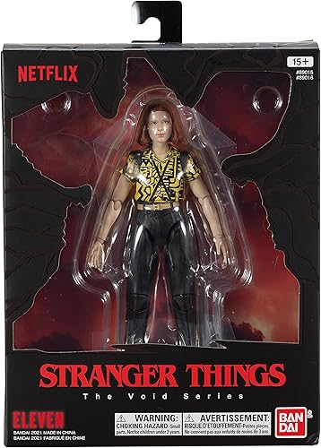 Miniatura 3 de Bandai Stranger Things - Figura de colección de Hawkins, 6 pulgadas, Eleven (traje amarillo)
