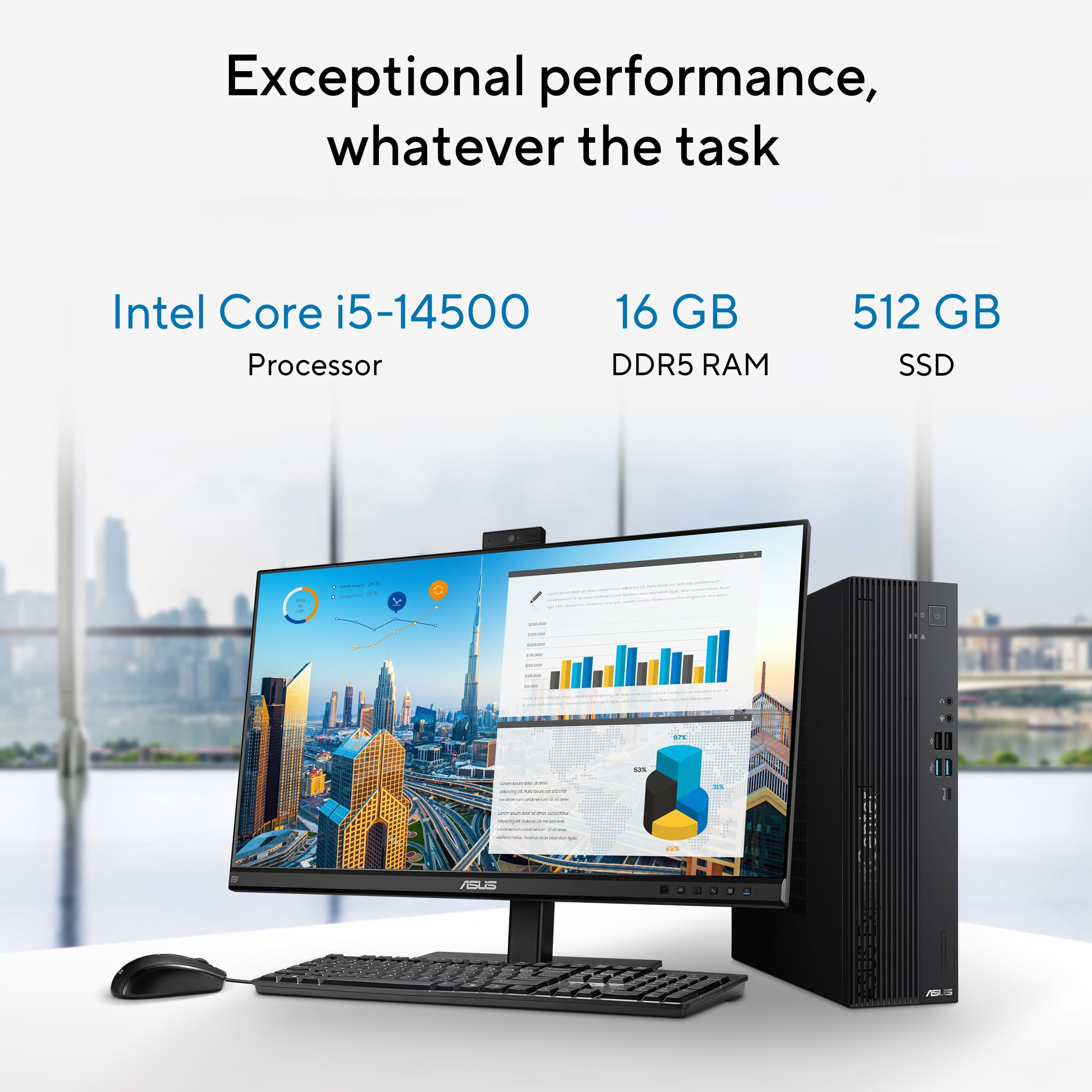 Amazon.com: ASUS ExpertCenter D701 Desktop, Intel Core i5, 16GB