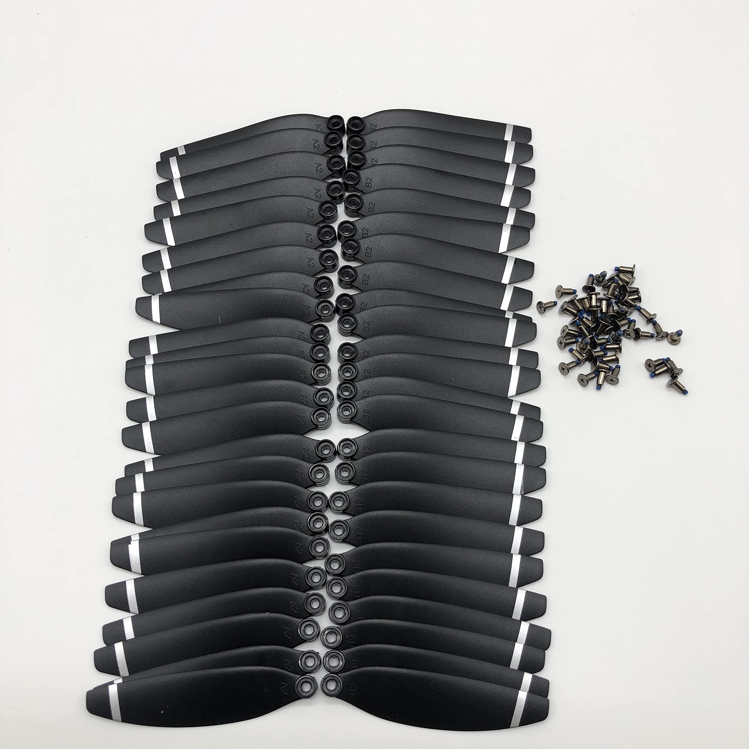 KIEYENS Palas de hélice for dron L900 Pro SE S136 Hélices for cuadricóptero Maple Leaf Repuestos Accesorios(48pcs)