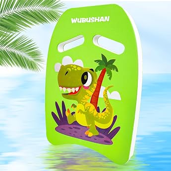 Swimming Board Children from 3 Swimming Aids for Girls and Boys Training Equipment PE Foam Swimming Board with Handles Cartoon Pattern Swimming Boards for Swimming Exercises & Training