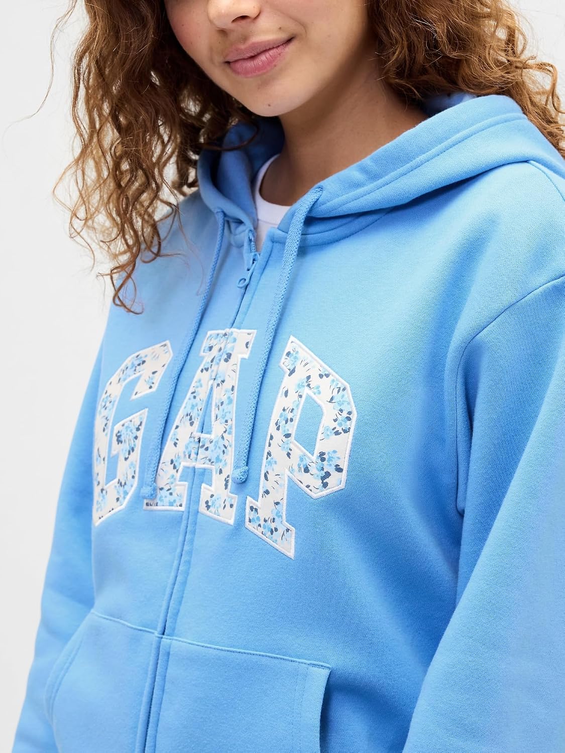 GAP Women's Logo Hoodie Hooded Full Zip Sweatshirt