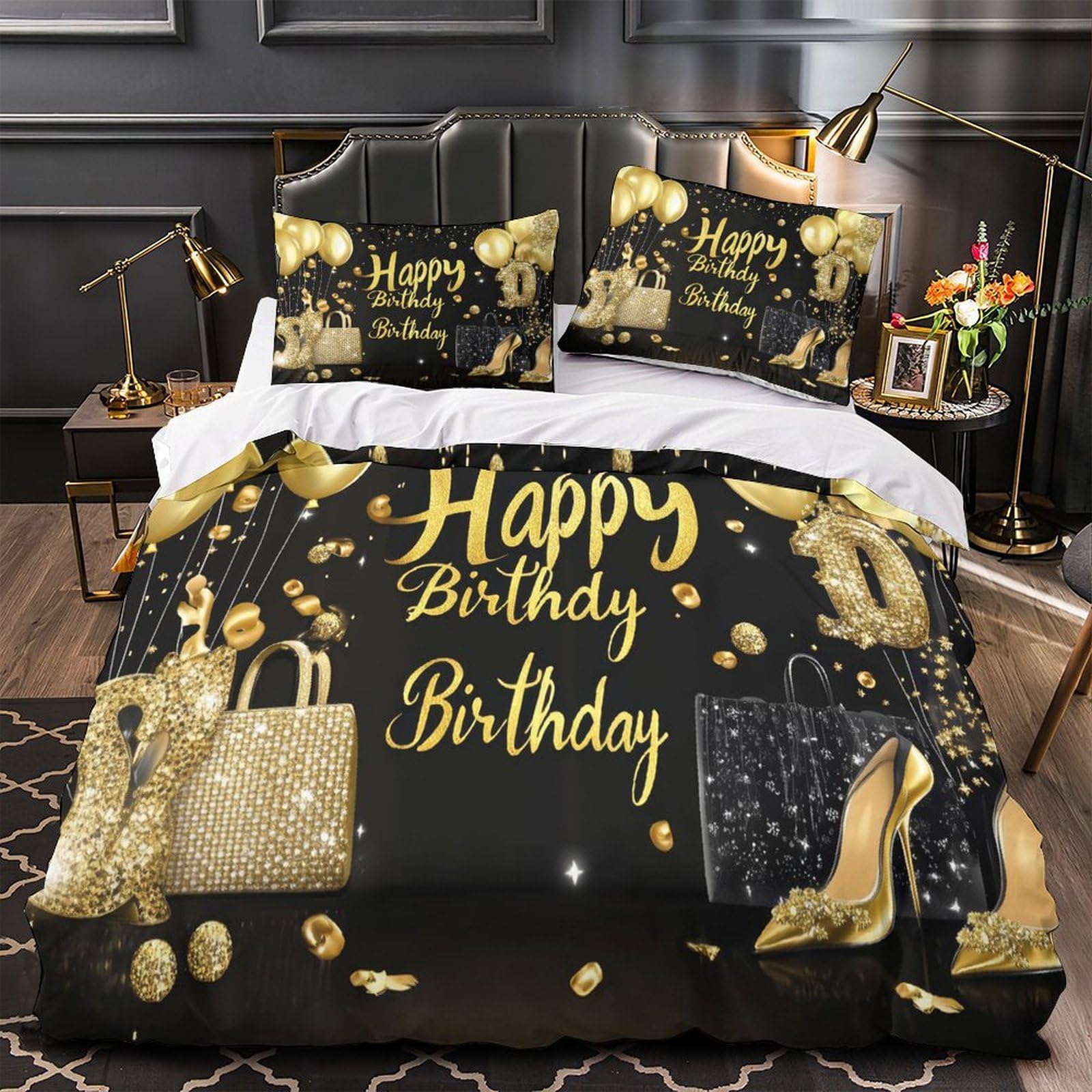 Housse de couette ultra douce en microfibre de prestige imprimé 3D fantasy