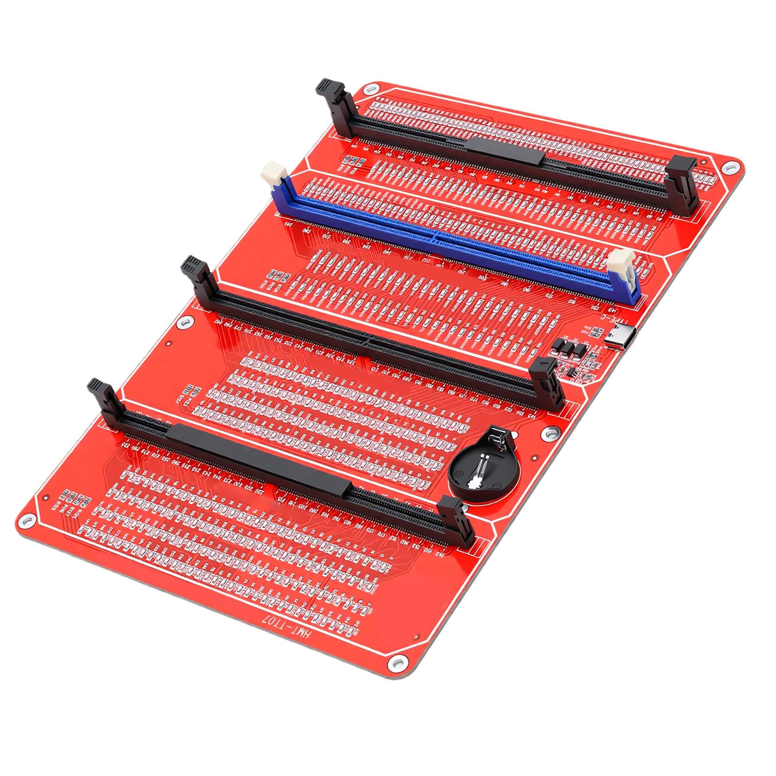 Tester pamięci RAM wskaźnik LED DDR3 DDR4 DDR5UDMM DDR5RDIMM analizator diagnostyczny dla komputerów stacjonarnych serwerowych