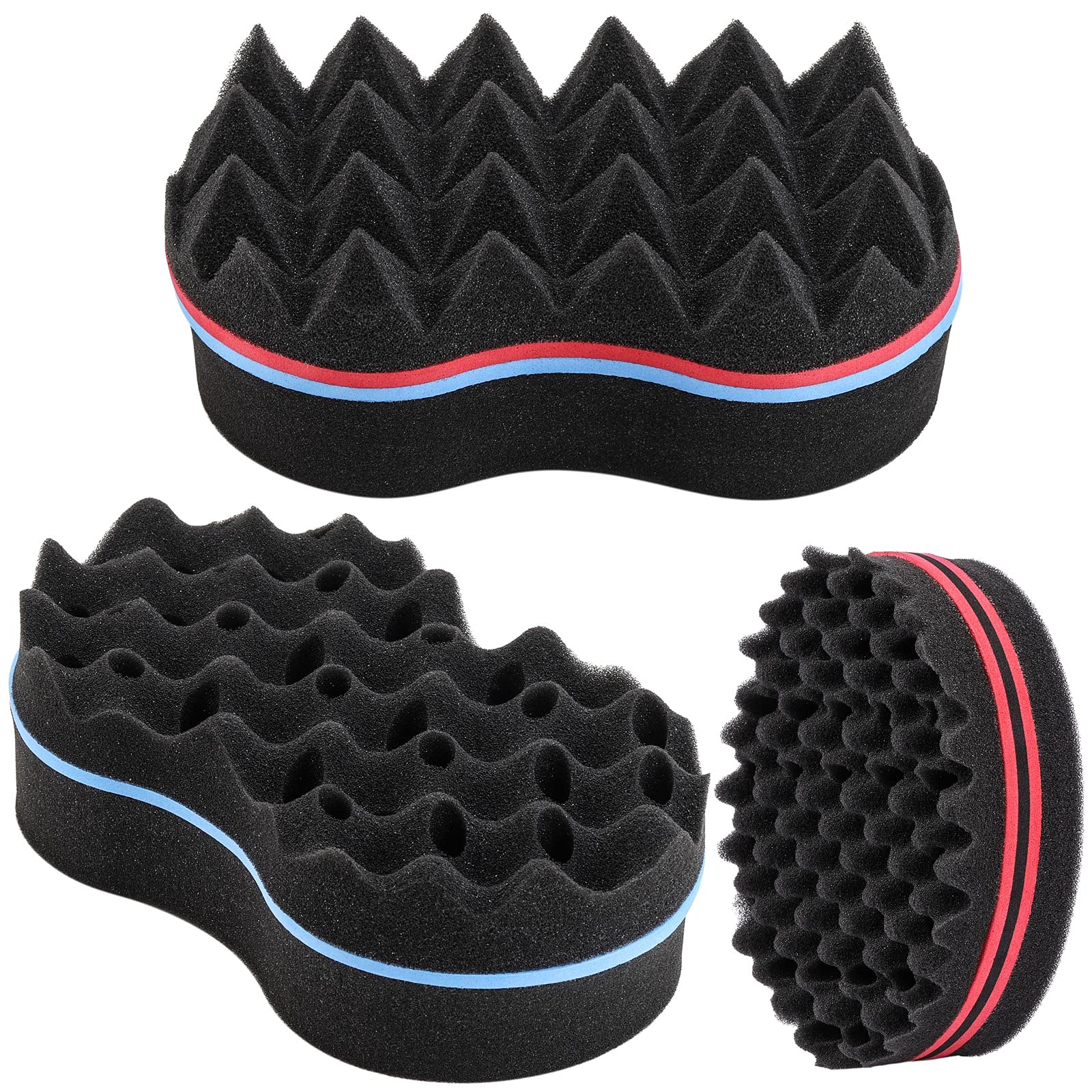 Amazon.com : 3 Pcs Hair Twist Sponge Brush for Men Women Dread Locking Twist  Afro Curl Coil Wave Hair Care Tool : Beauty & Personal Care