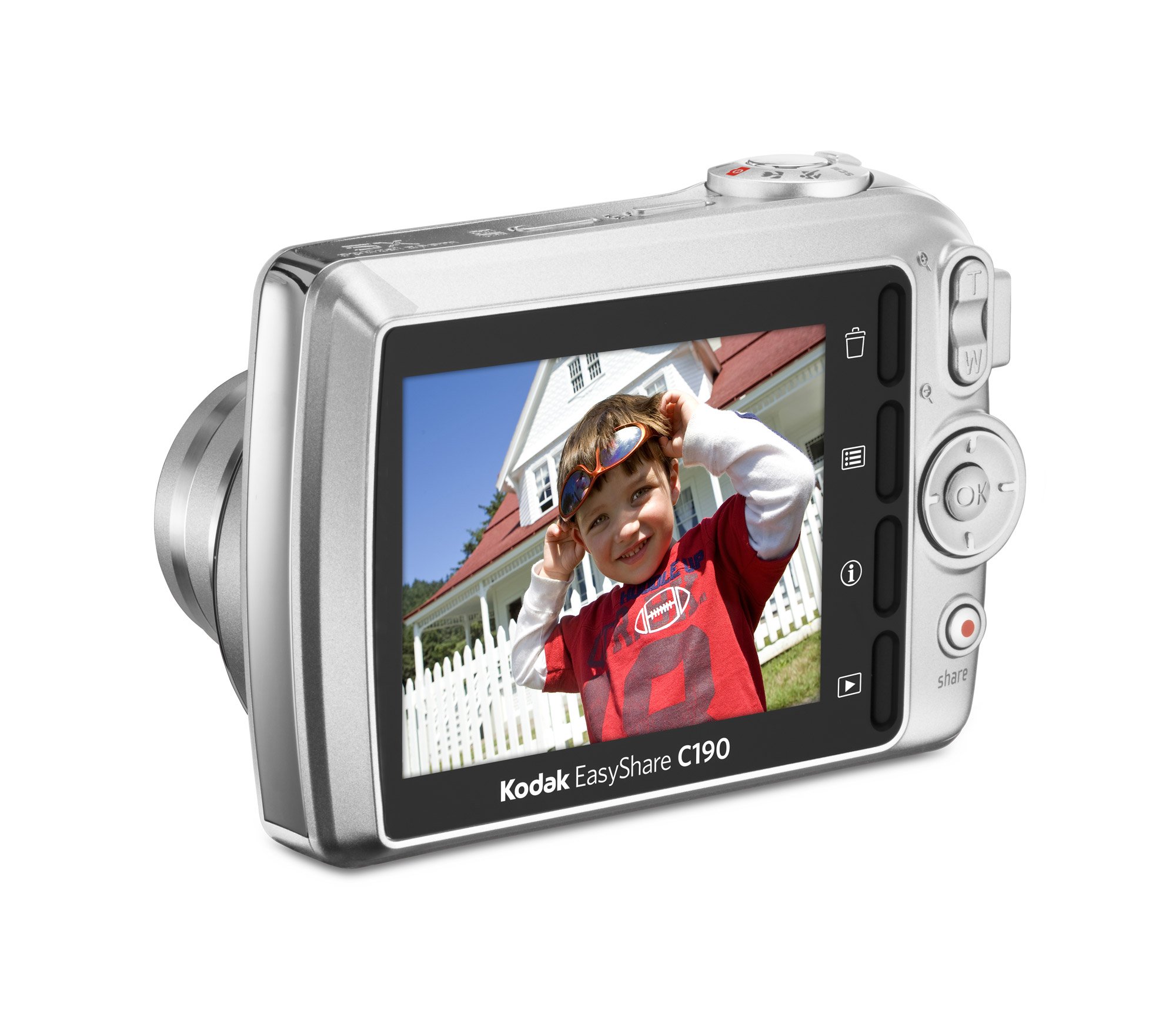 Kodak EasyShare C190 Dijital Kamera (12,3 Megapiksel, 5 kat opt