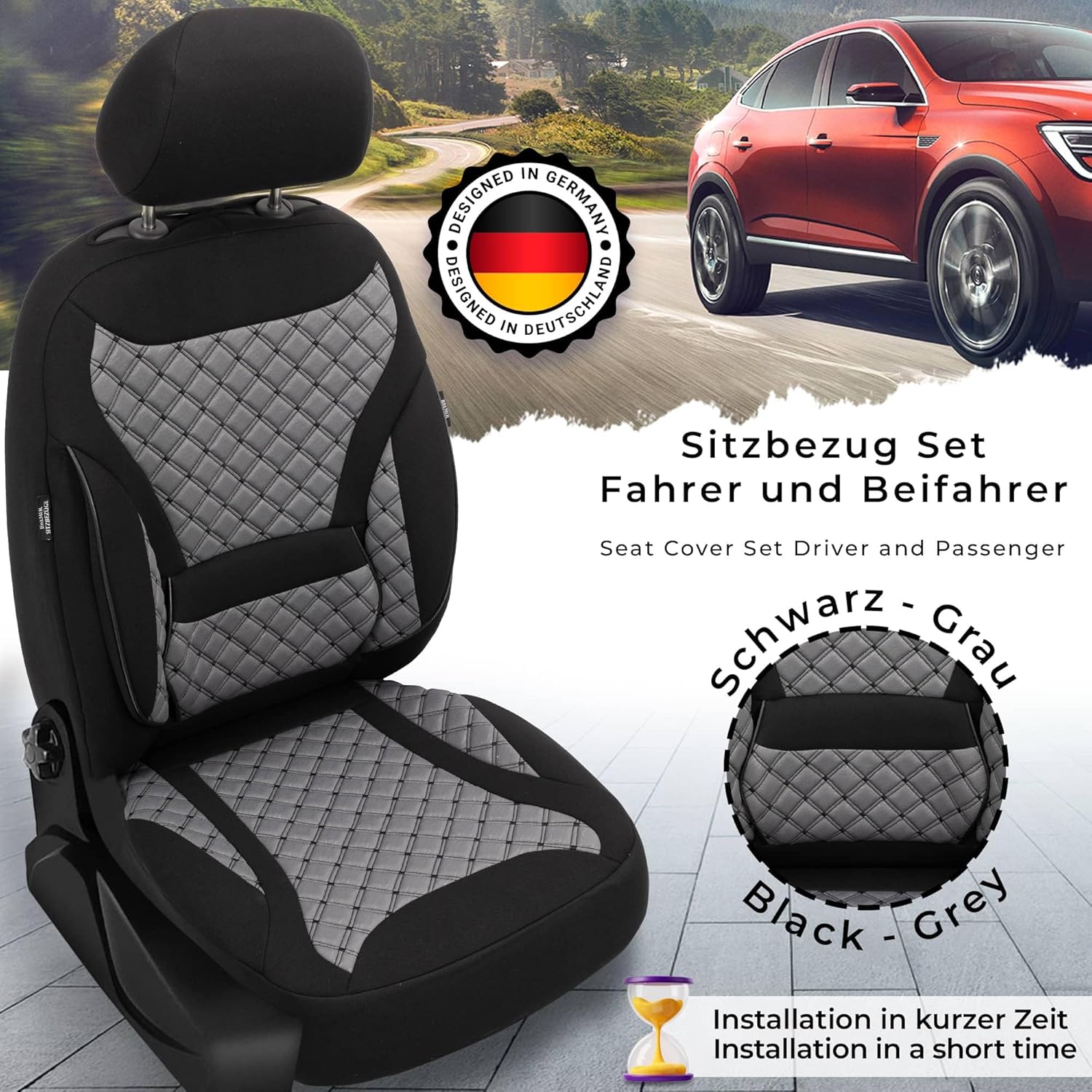 BREMER SITZBEZÜGE Seat Covers for VW Caddy 5 ZM1