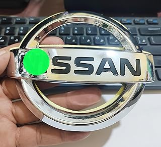 3D Car Logo Sticker Decal Car Decoration Badge Sticker Middle Sticker Compatible with Nice?? N17 Front 2013/2014 All Models Sentra 12.7cm - by KaberTrade