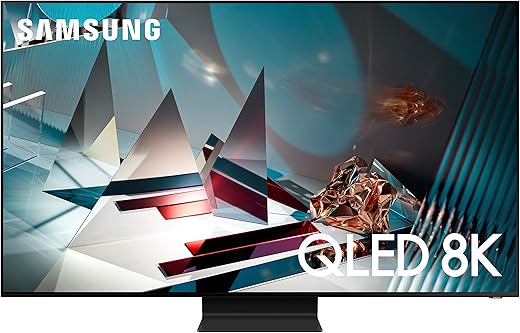 Samsung Q800T Smart TV 65" QLED 8K, Wi-Fi, 2020, Silver, Classe di...