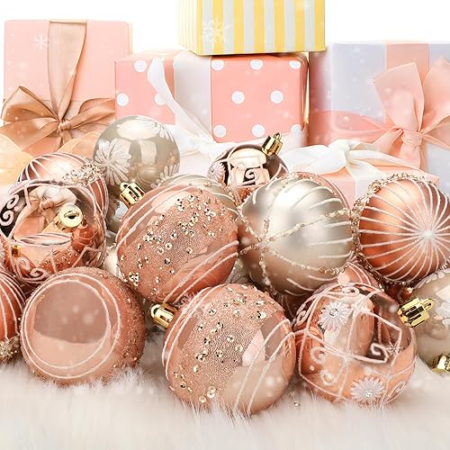 Miniatura 5 de Adornos de bolas de Navidad de 2.36 pulgadas  2.362 in, 30 piezas de adornos de árbol de Navidad, adornos de Grinch, inastillables, decoración de