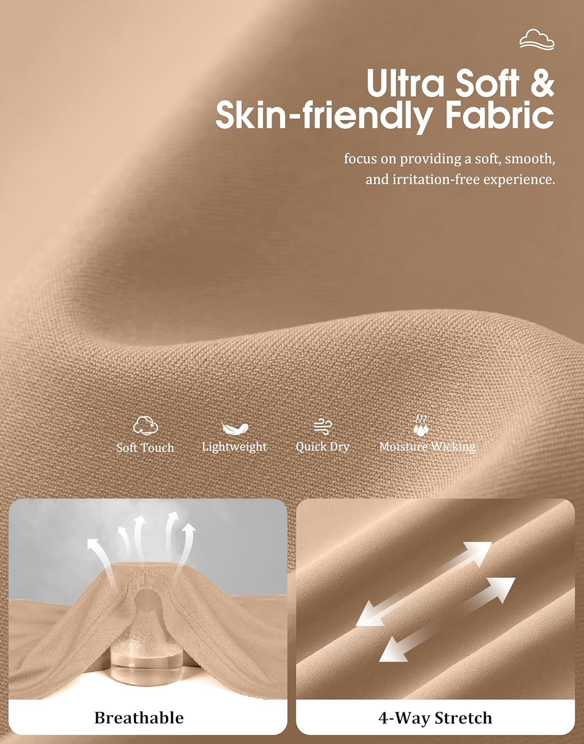 G Gradual Women's Athletic Shorts 6" High Waisted Stretchy Bermuda Shorts for Women Quick Dry Summer Casual Shorts - Image 5