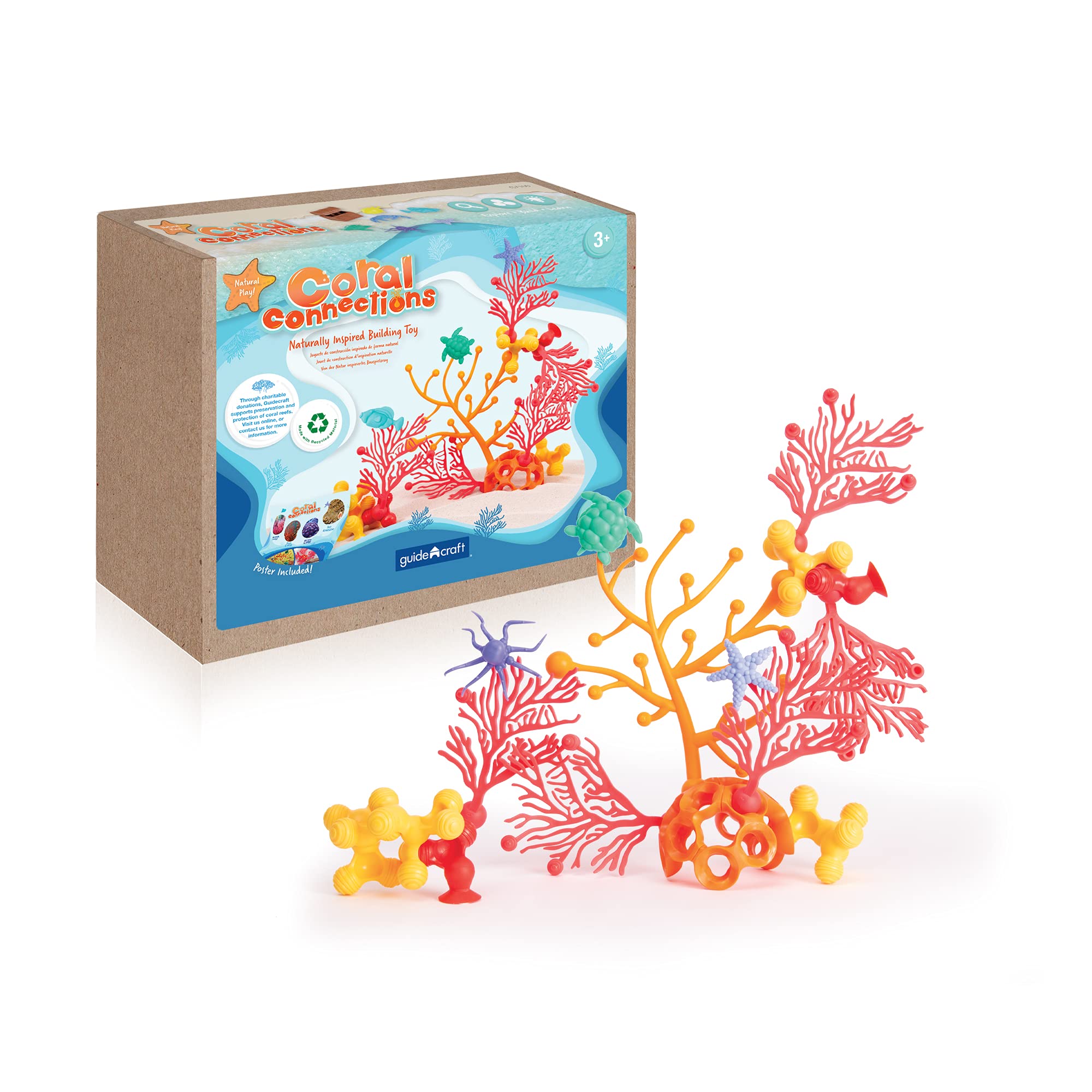 Amazon.com: Guidecraft Coral Connections - 40 pc. Set: Fun