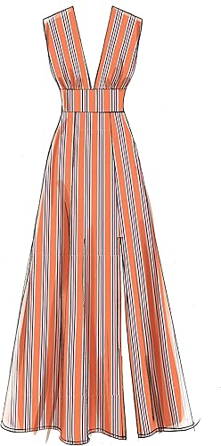 Miniatura 8 de McCall Pattern Company McCall's - Vestido sin mangas con cuello en V para mujer, manga corta 34, patrones de costura, tallas 6-14, 6-8-10-12-14,