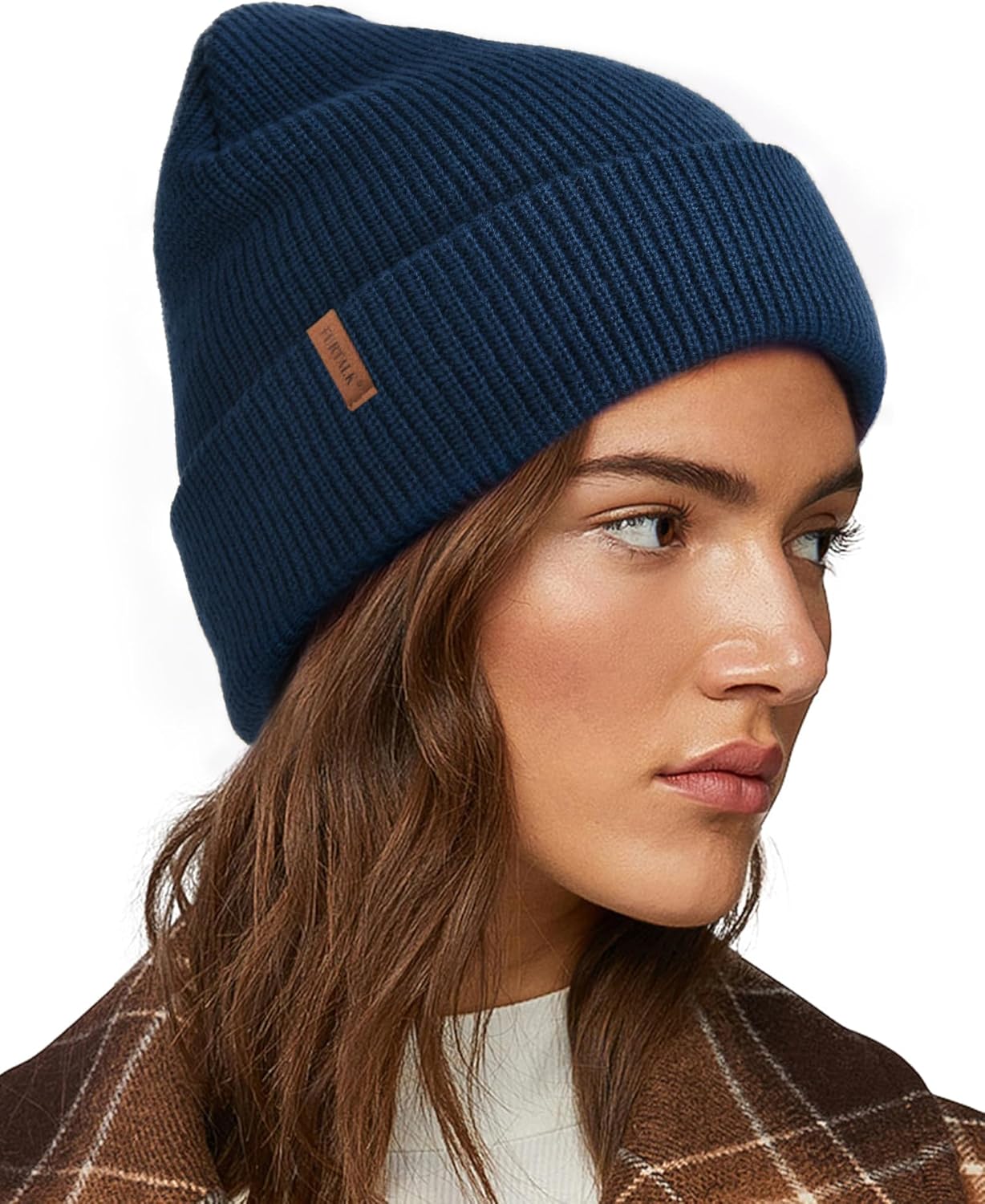 FURTALK Beanie Hats for Women Men Winter Hats Womens Knitted Slouchy Beanies Cuffed Skull Cap Warm Ski Hat