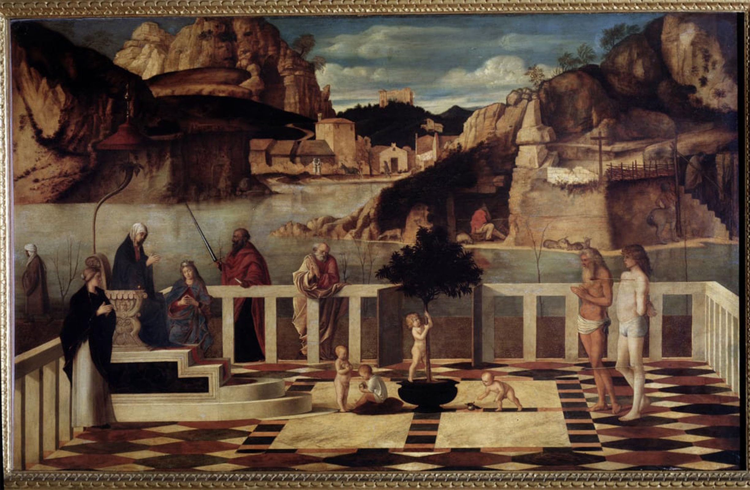 POSTERIIk Famous Modern Artwork Art Mural Holy Allegory by famous artist Oil Paintings Pictures for Home Decor 60x90cm