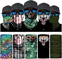 Vista 5 de 10 Packs Motorcycle Accessories, 5PCS Dirt Bike Ski Goggles Dustproof Windproof Safety Glasses and 5PCS Face Masks