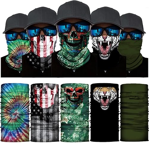 Miniatura 5 de 10 Packs Motorcycle Accessories, 5PCS Dirt Bike Ski Goggles Dustproof Windproof Safety Glasses and 5PCS Face Masks