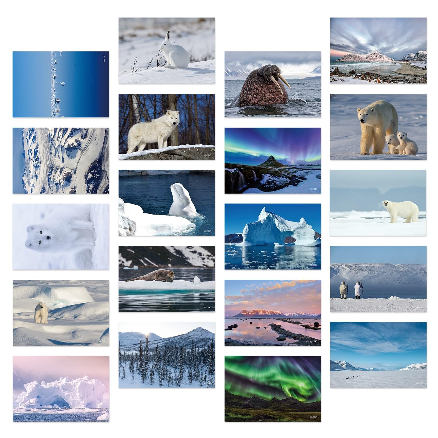 Dear Mapper Vintage Alaska Landscape Postcards - Pack Of 20 Greeting Cards For Mailing & Decor - View #2