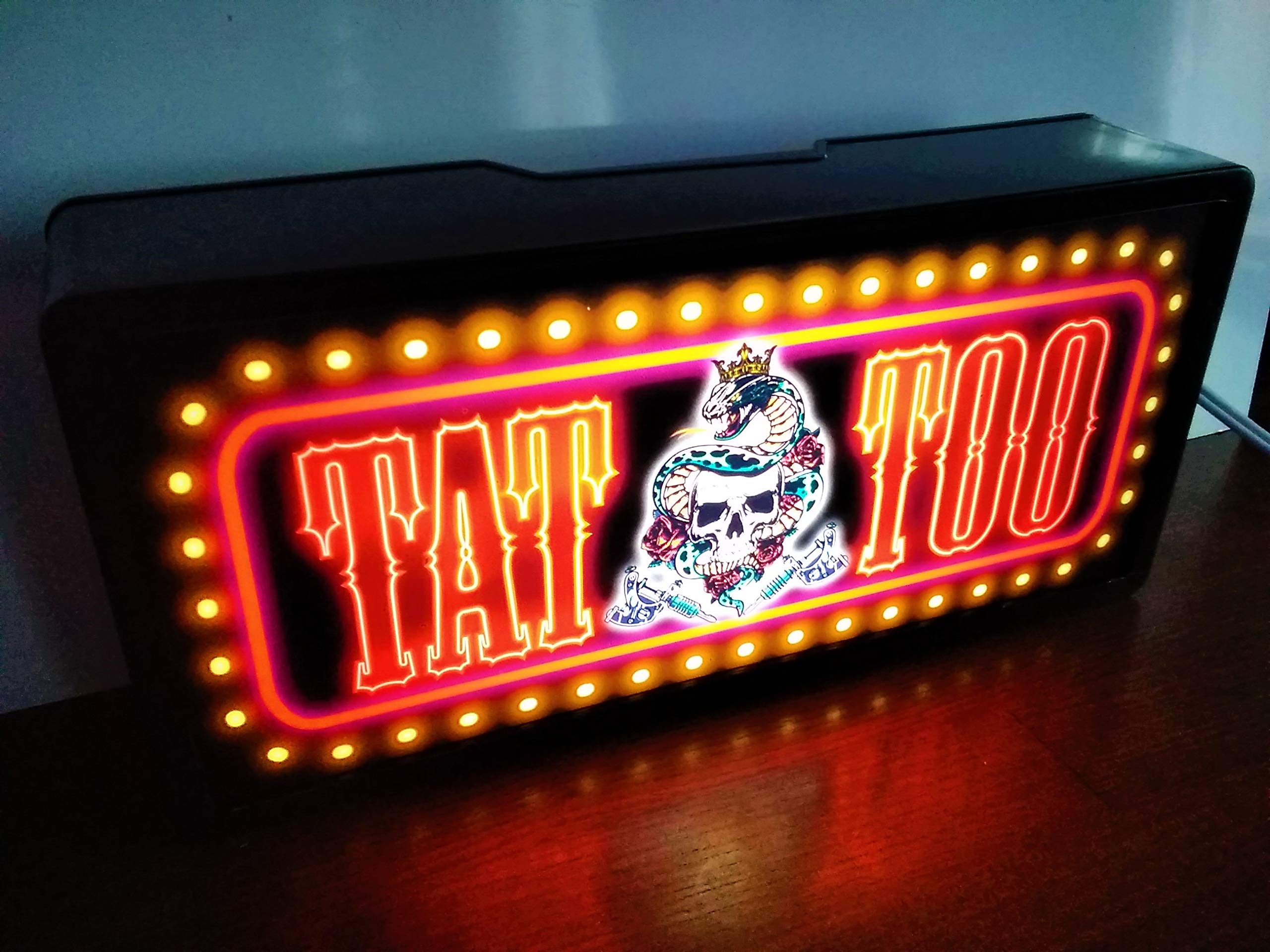 Amazon.co.jp: タトゥー TATTOO 2 刺青 ショップ 看板 置物 雑貨