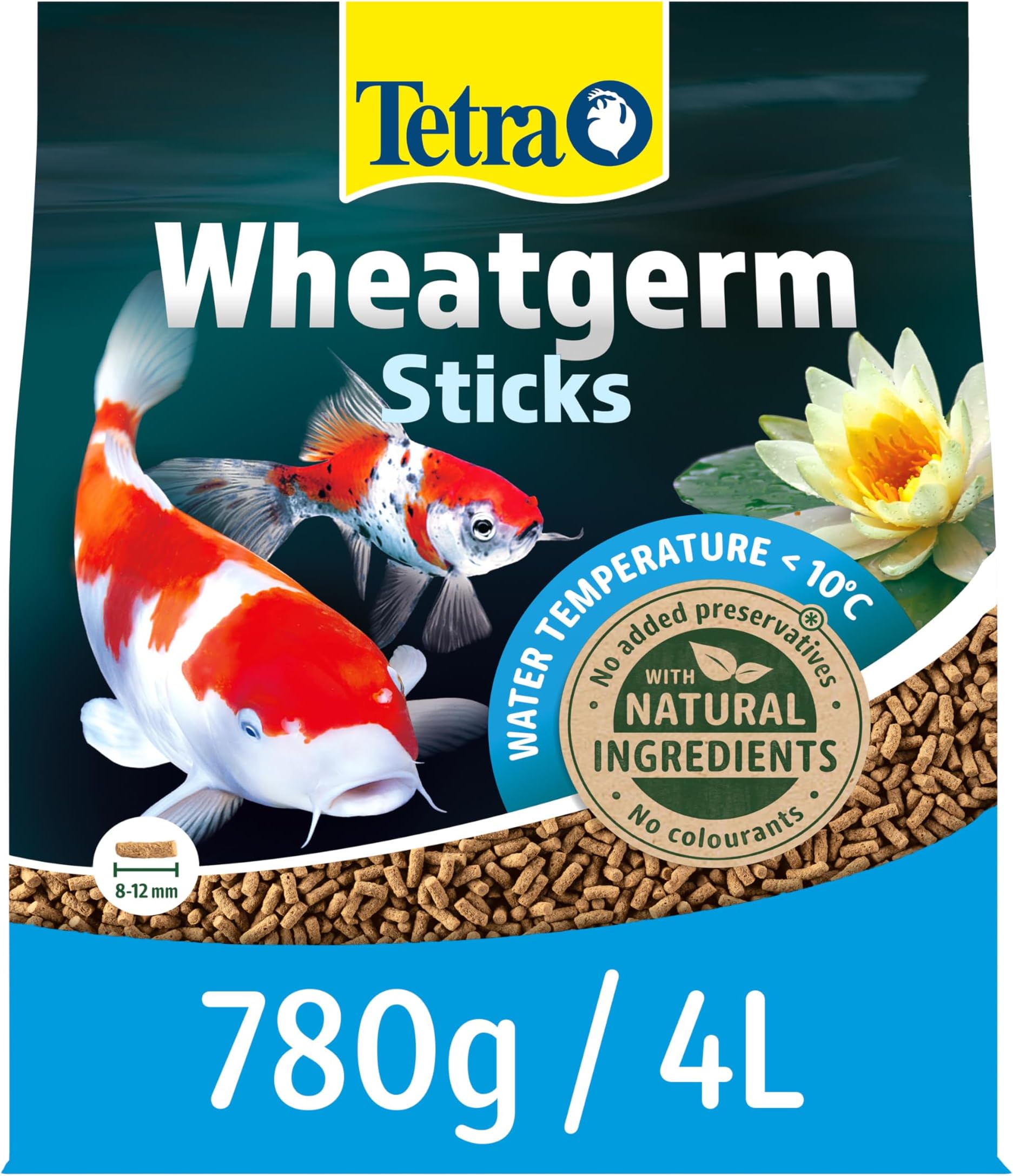 Tetra Wheatgerm Pond Fish Food Sticks 780g - for cold weather feeding