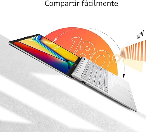 Miniatura 3 de ASUS Vivobook Go - Portátil delgado de 15.6 pulgadas, AMD Ryzen 5 7520U, 8 GB, 512 GB, Windows 11 Home, plata fría, durabilidad de grado militar,