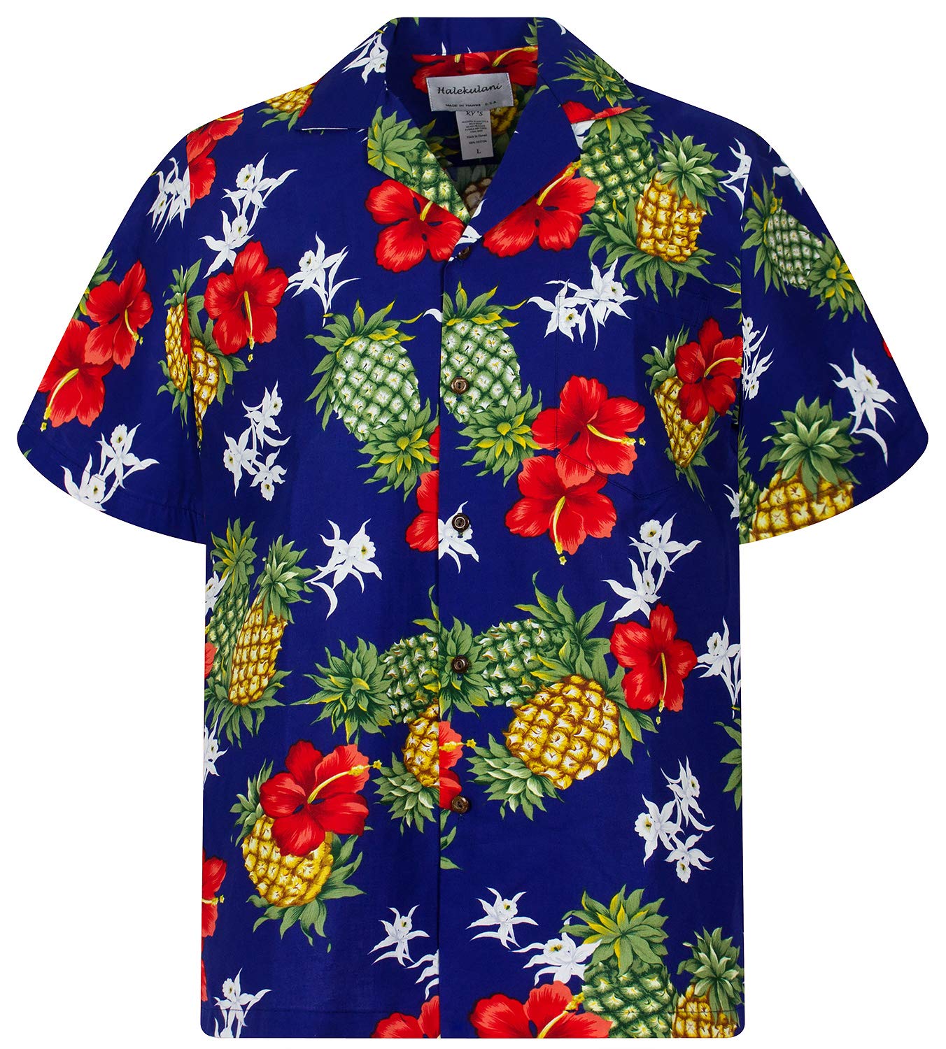 Sky KY`s Original Camicia Hawaiana, Palm Beach, beige M