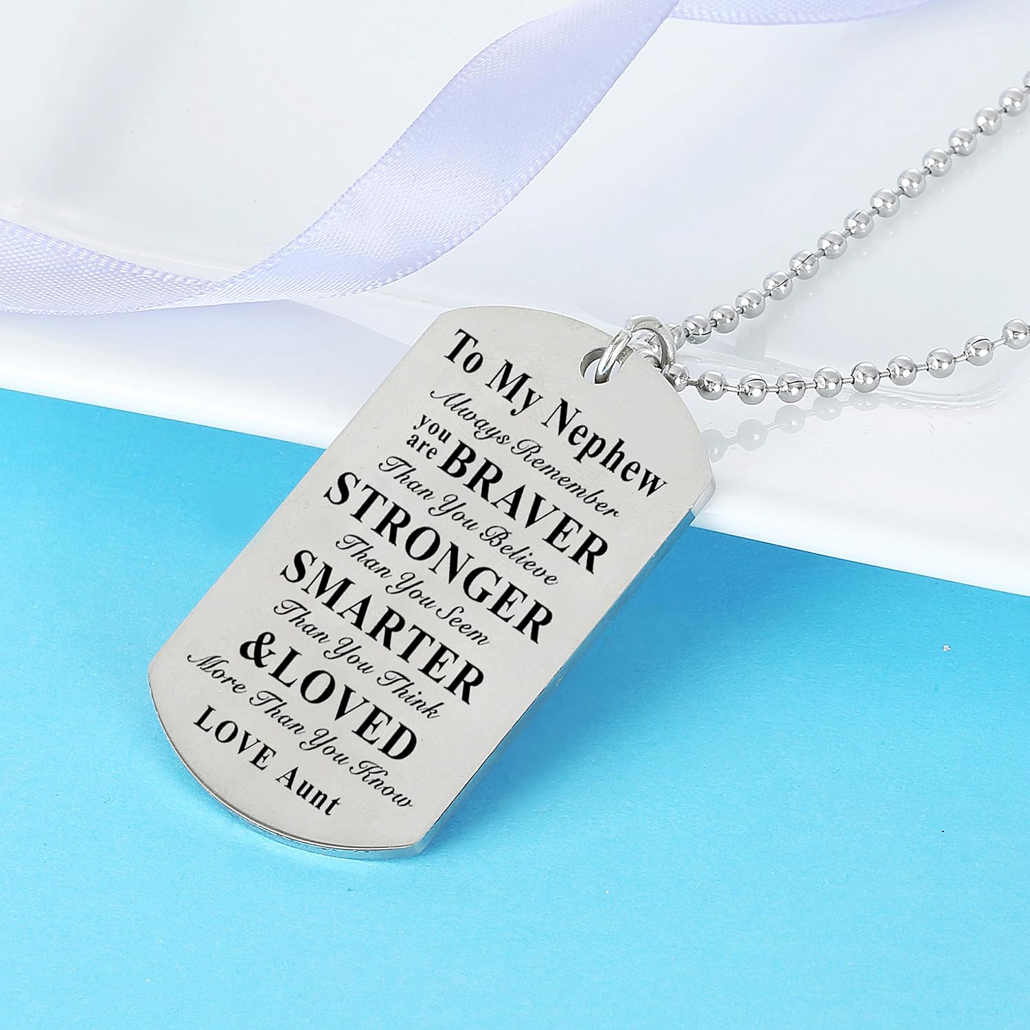 Inspirational Graduation Gift Necklace For Niece & Nephew From Aunt & Uncle
