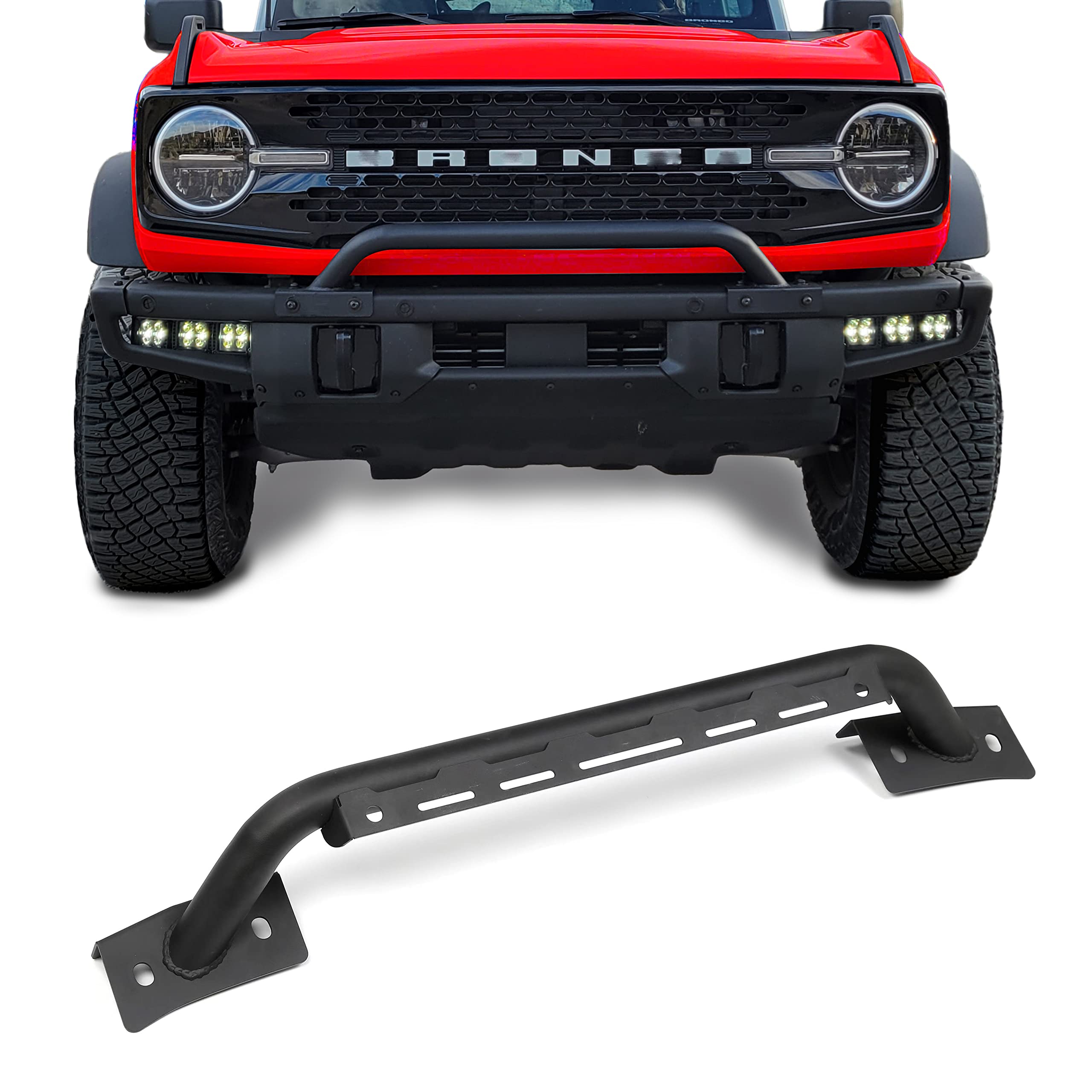 Buy WOZUA Safari Bull Bar Steel BoltOn Grille Brush Guard for Ford