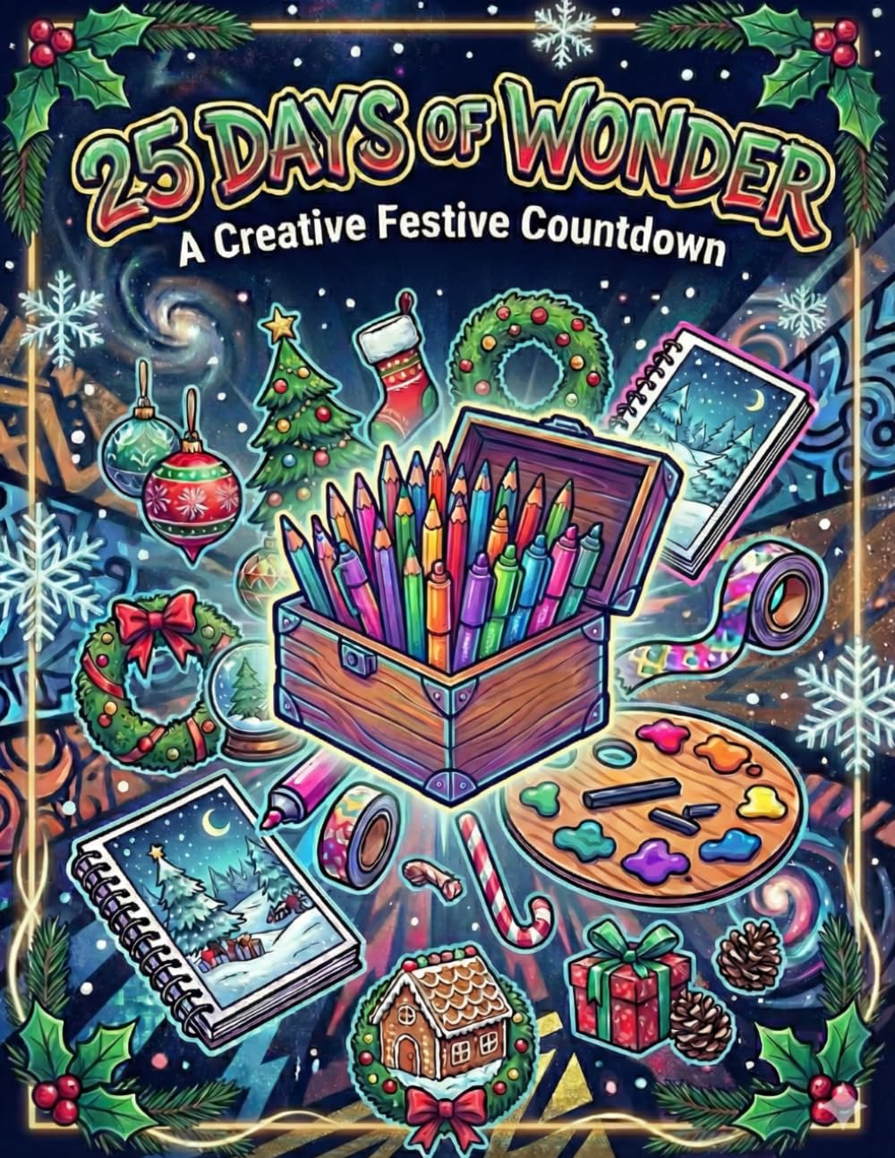 25 Days of Winter Wonder: A Creative Christmas Countdown for Young Artists and Families (Colour Your Life)