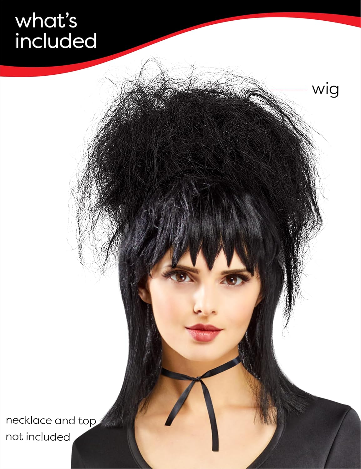 Rubies Beetlejuice: Lydia Deetz Wig for Adults, Women's No Size