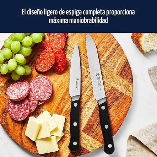 Miniatura 8 de HENCKELS Solution - Juego de cuchillos afilados como navajas de 16 piezas, cuchillo de chef, cuchillo de pan, cuchillo para carne, ingeniería
