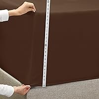 Vista 4 de Empyrean Bedding - Sábanas bajeras tamaño Queen, con sábana de cajón extra profunda – Juego de sábanas bajeras extra profundas, de 24 pulgadas