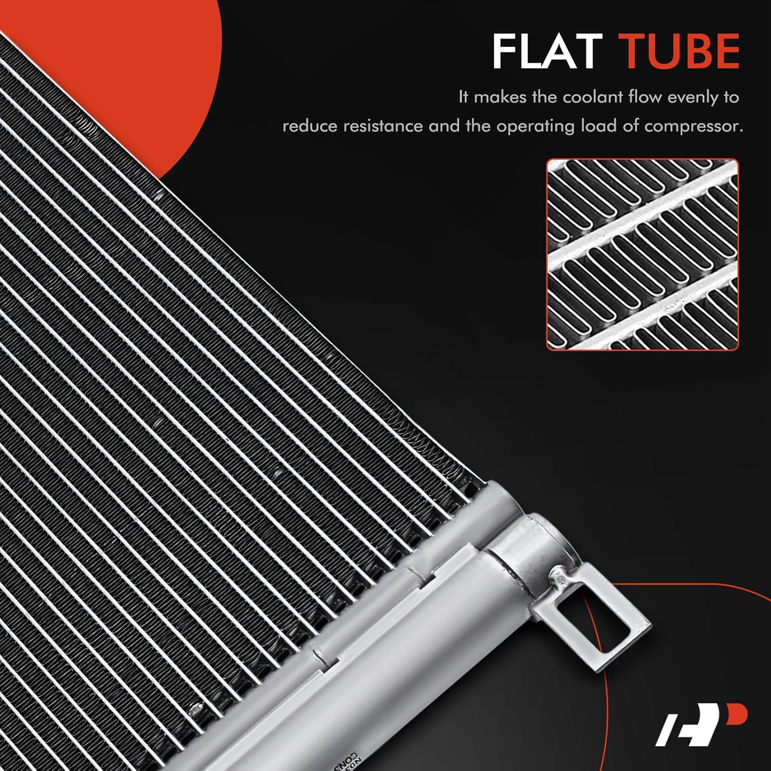 A-Premium Air Conditioning A/C Condenser Compatible with Tesla Model 3 2017-2022, Replace# 107708300B