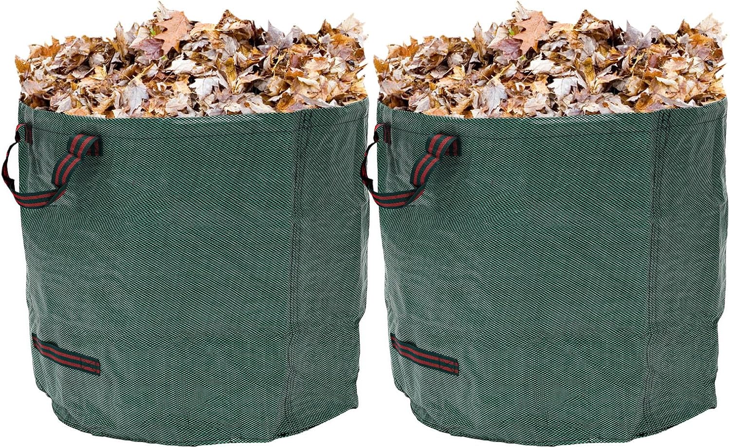 2x Lawn Garden Bags Reusable Yard Leaf Waste Bags-Storage Bag, Trash Can 106 Gal