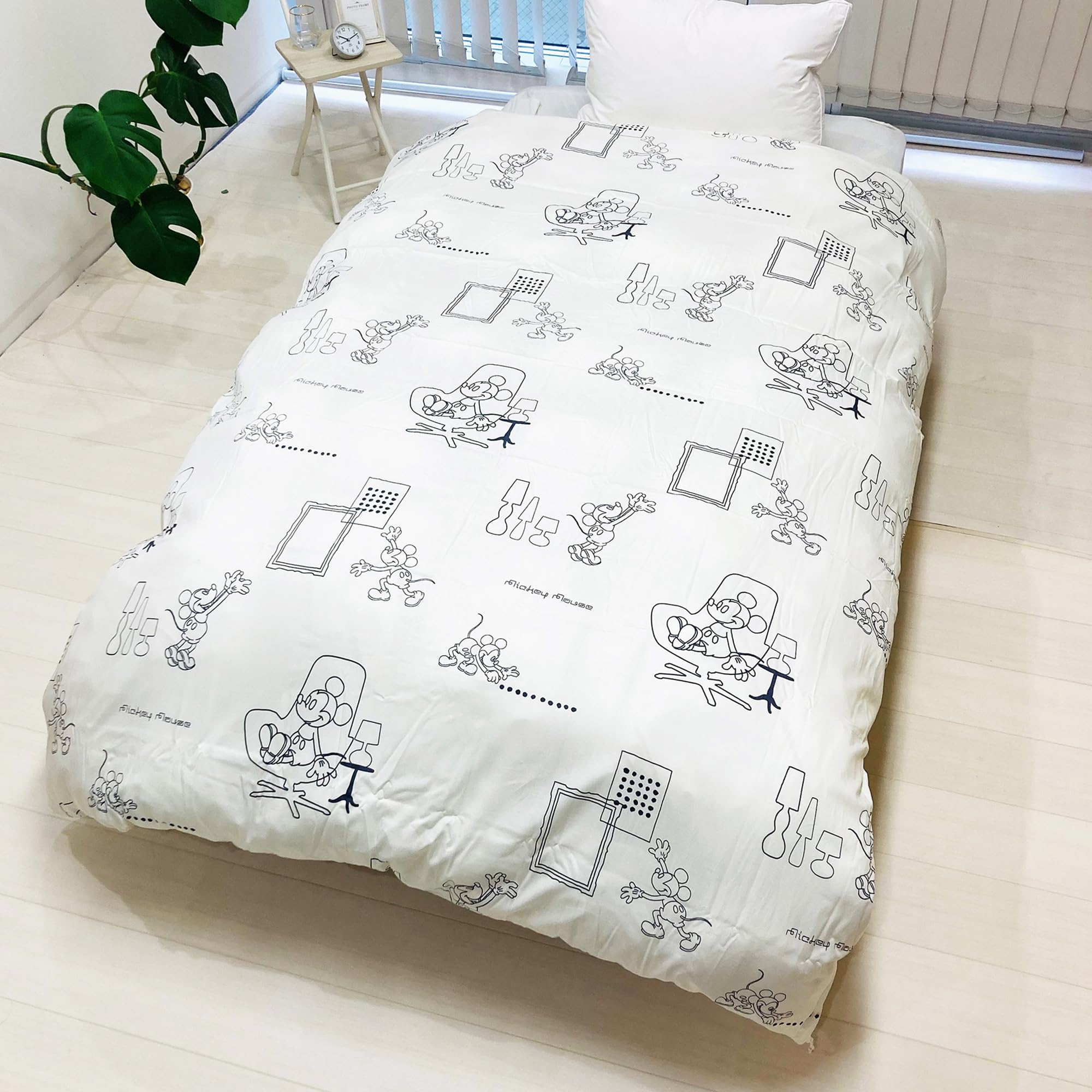Amazon｜MORIPiLO 掛け布団カバー シングル ミッキーマウス 150x210cm