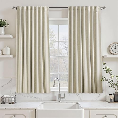 Miniatura 25 de UHITECH - Cortinas de 108 pulgadas de largo para ventana de sala de estar, cortinas opacas para dormitorio, juego de 2 paneles, azul, modernas, de