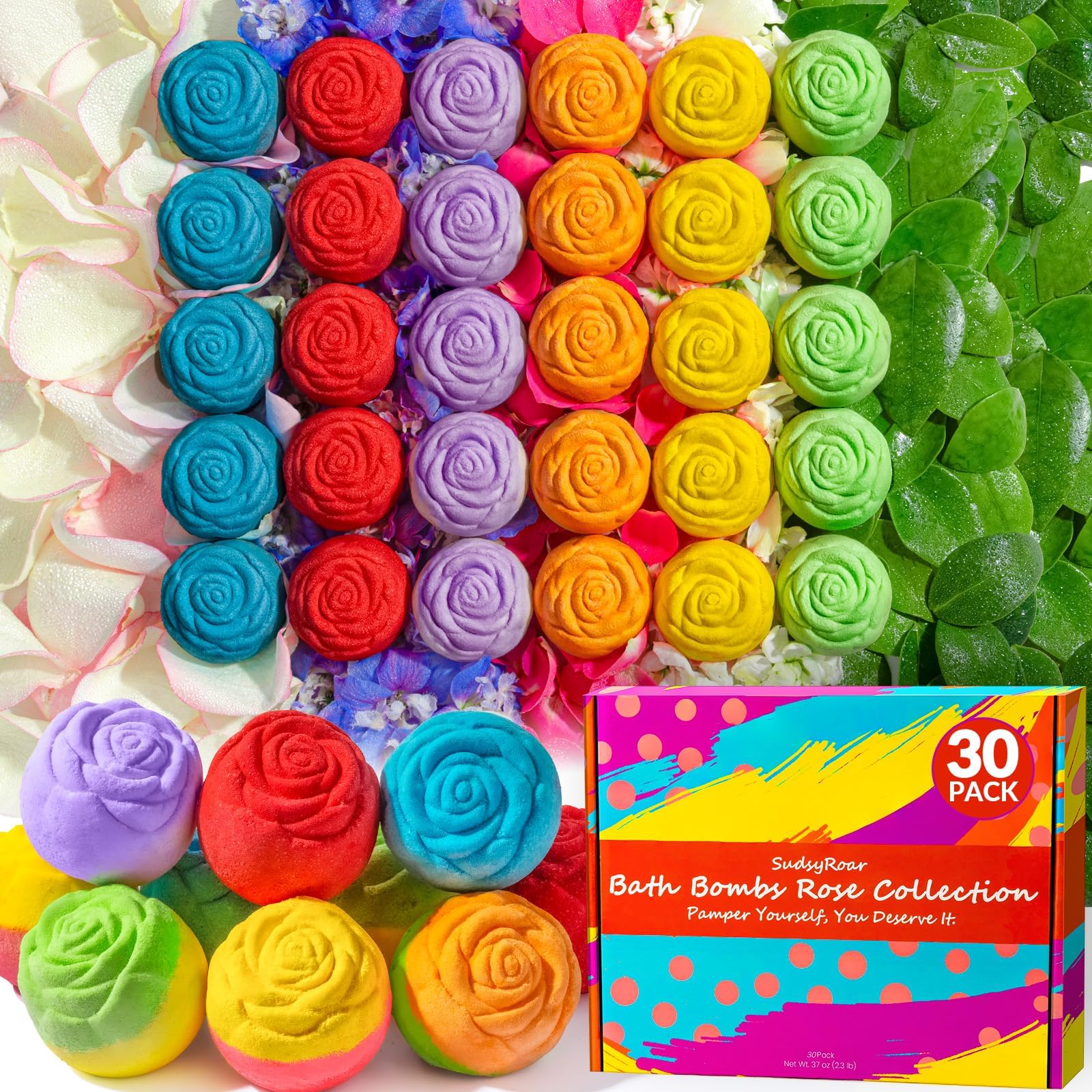 SudsyRoar 30 Rose-Shaped
