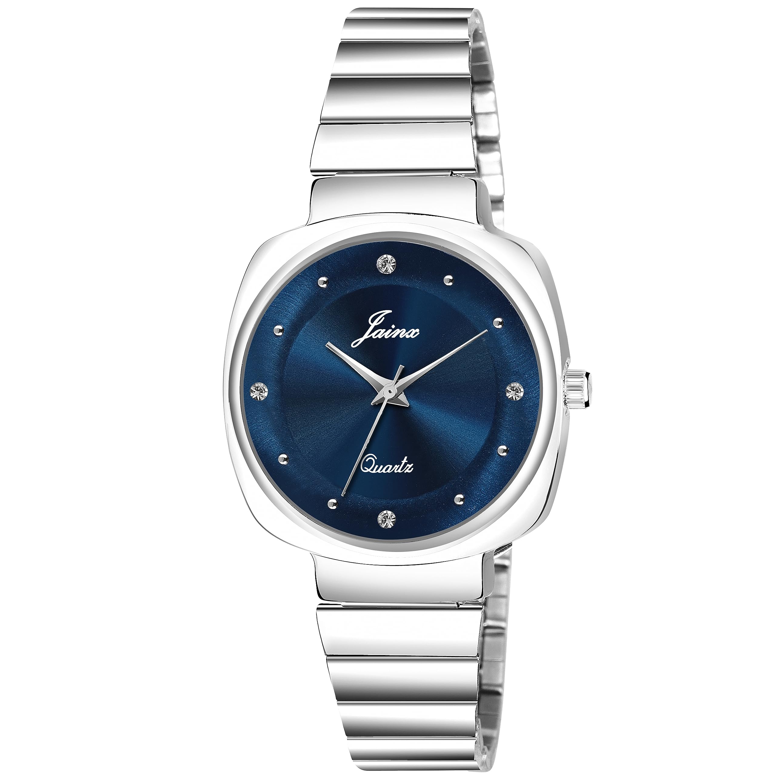 jainx Blue Steel Chain Analog Wrist Watch for Women - JW8540 (B0CDS4125B) Amazon Price History, Amazon Price Tracker