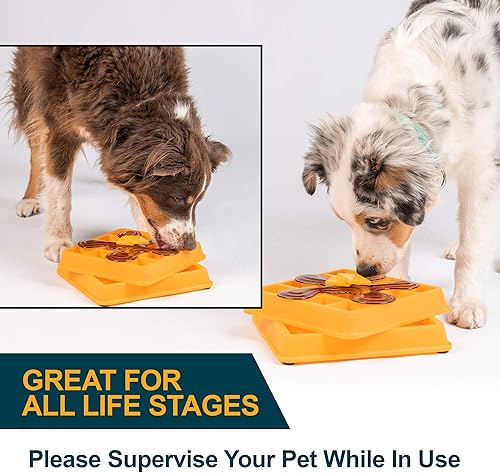 Miniatura 7 de Our Pets Waffle - Juego de rompecabezas interactivo para perros (rompecabezas para perros, gran alternativa a la alfombrilla de olfateo para perros