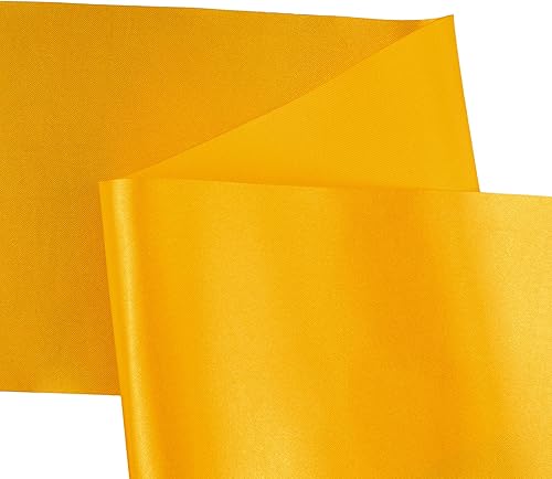 Miniatura 2 de VATIN Cinta sólida de satén amarillo dorado de 4 pulgadas x 22 yardas de ancho, cinta grande para gran apertura, kit de ceremonia de corte, sillas,