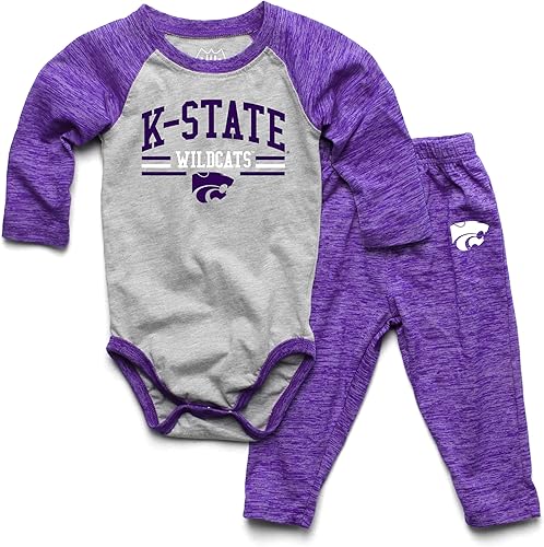 Miniatura 54 de Wes and Willy Baby College Sports Fan - Conjunto de una pieza y pantalón de manga larga