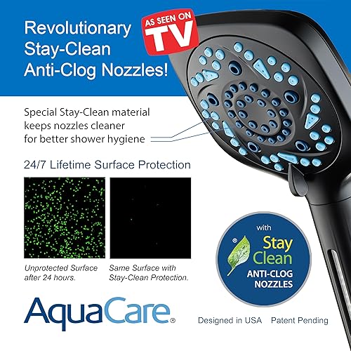 Miniatura 8 de AquaCare Cabezal de ducha filtrado de alta presión con 10 modos de pulverización, cabezal de ducha de mano que filtra cloro para curar la piel seca,