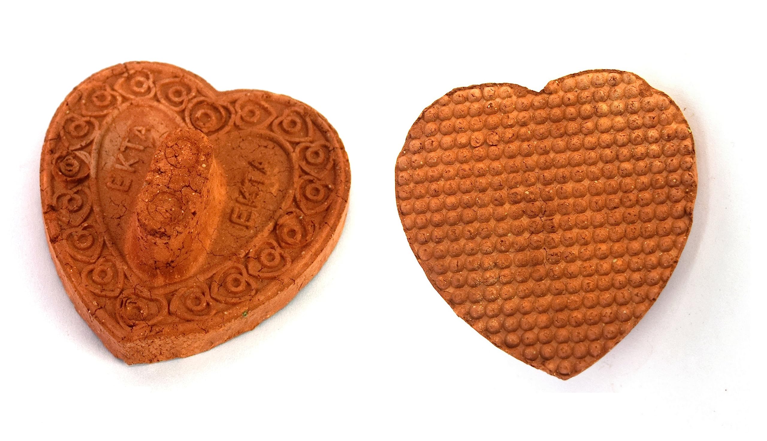Global Art Indian Scrubber Handmade Clay Made| Scrubber for Body Healing| Body Scrubber| Clay Scrubber| Clay Handmade Gift | New Scrubber Body Cleaning-image-0
