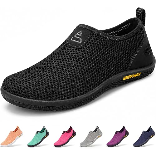 SEEKWAY Barefoot Water Shoes Women Men Quick-Dry Aqua Scoks Beach Swim Pool Lake Non-Slip | Surfing Kayaking Cruise Camping Accessories River Hiking