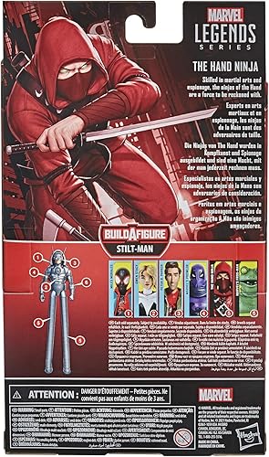 Miniatura 8 de Marvel Legends Series The Hand Ninja - Figura de acción coleccionable de 6 pulgadas para niños a partir de 4 años